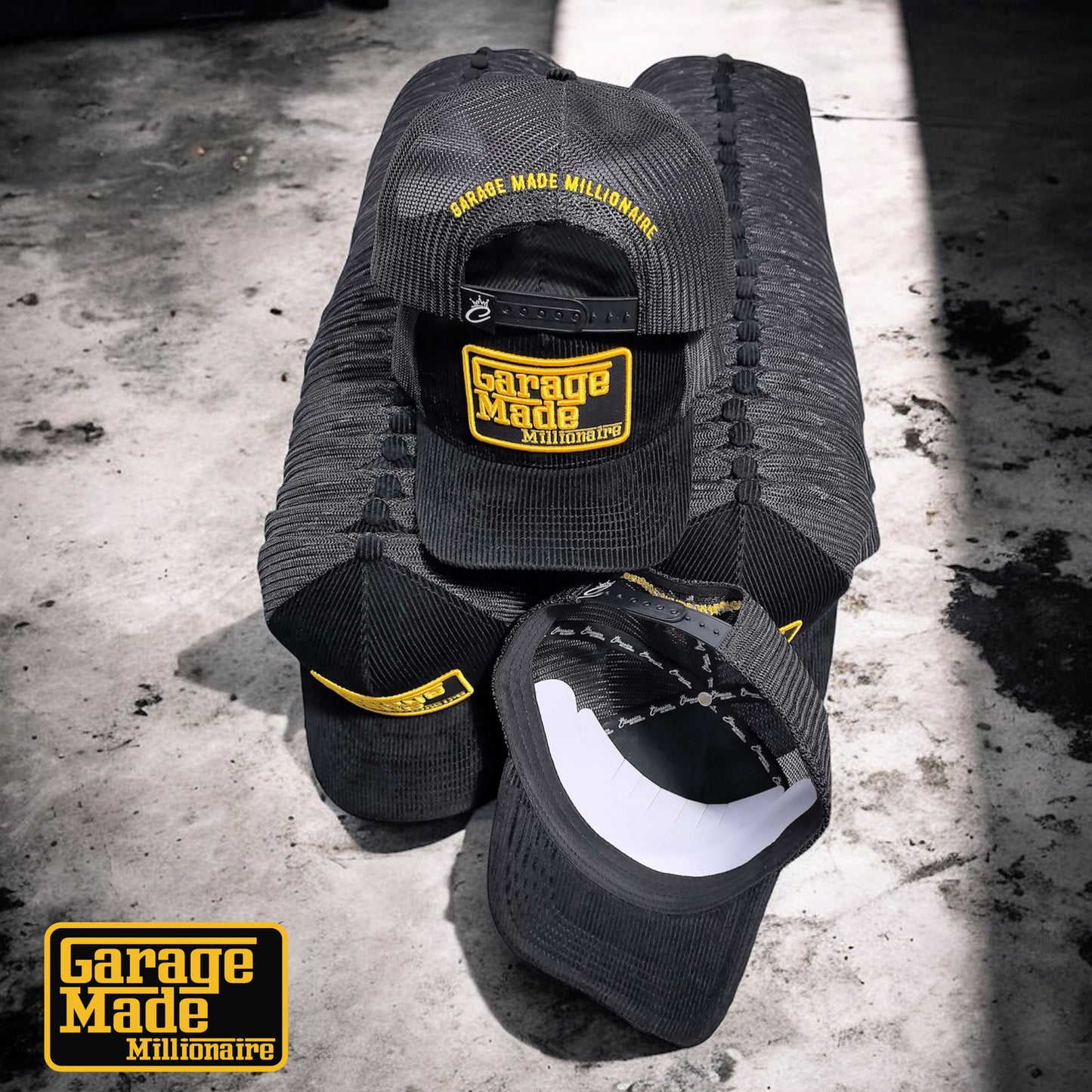 GARAGE MADE MILLIONAIRE SNAP BACK